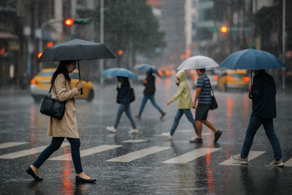天氣變臉！鋒面接力報到 連5天全台降雨 中北部雷雨頻繁